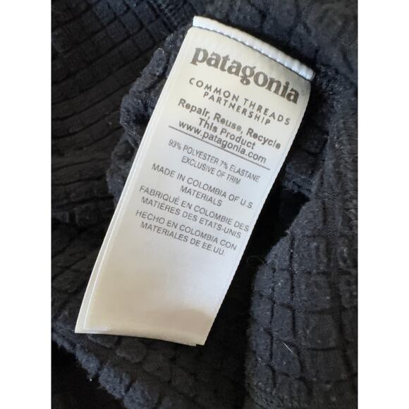 PATAGONIA  Womens's R1 Full-Zip Jacket Style 40138 Black - Picture 8 of 9